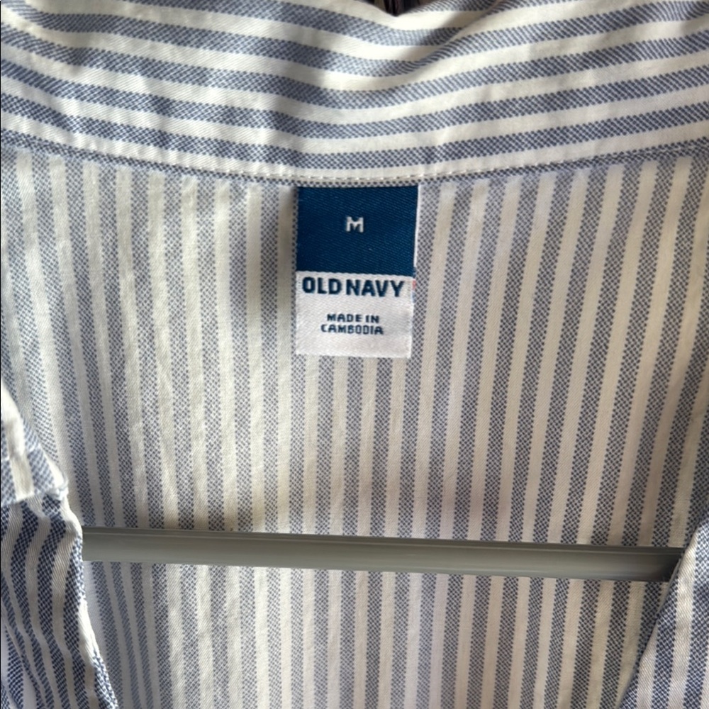 Old Navy Blue Casual Button Down Shirt dress